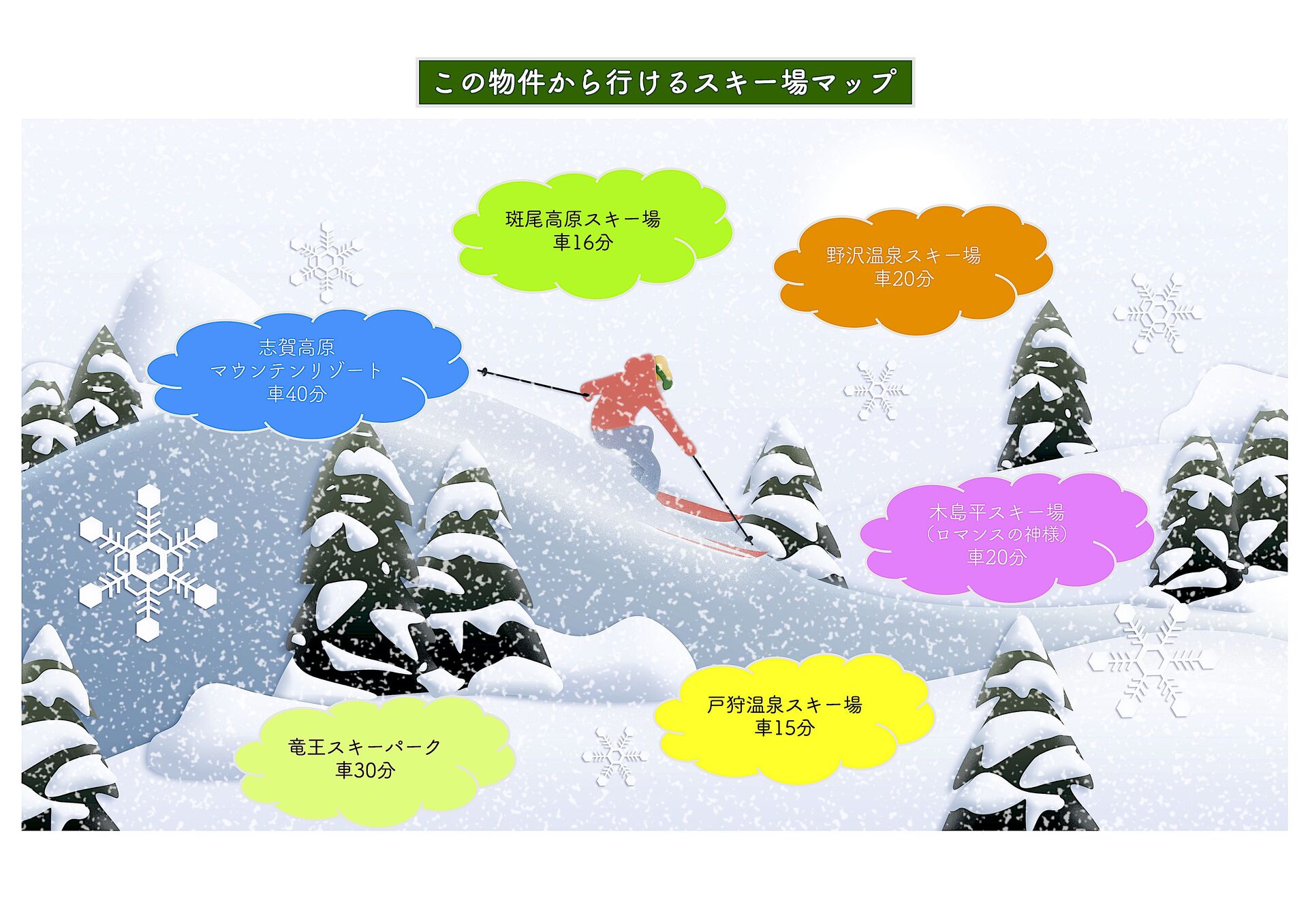 スキー場マップ